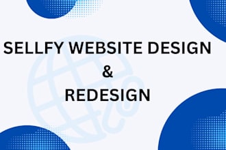 sellfy website design and redesign shopify store