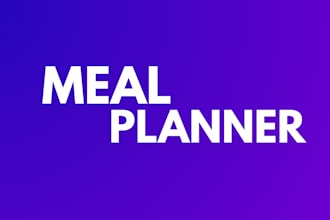 be your meal planner