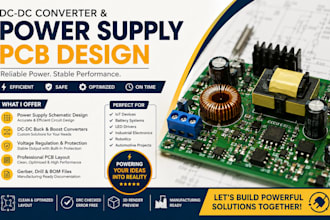 design dc dc converter and power supply pcb circuits