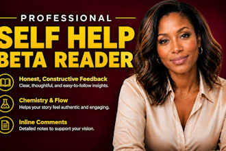 beta read your self help book and provide actionable reader feedback