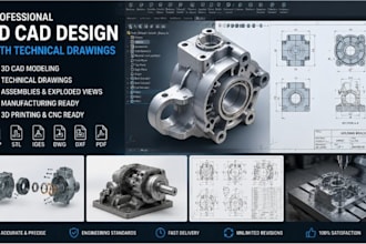 design a 3d cad model reverse engineering and scan to cad