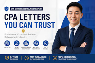 sign US CPA letter, mortgage letter, comfort letter, income verification letter