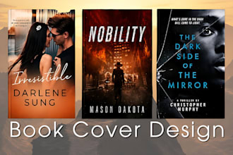 design redesign romance fantasy crime thriller mystery, horror cover design