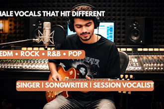 be your male pop singer, metal rock gospel rnb singer