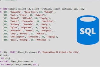 design relational sql databases and setup your business data