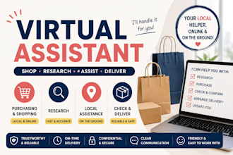 help with research, sourcing and local assistance