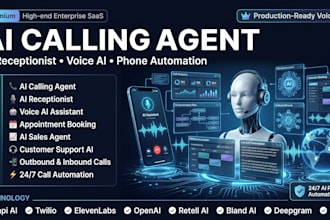 build ai calling agent, ai receptionist, voice ai, phone agent, vapi, twilio