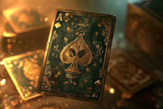 design custom card game board game artwork for playing card tabletop games
