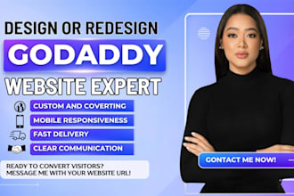design godaddy website redesign godaddy on godaddy builder SEO, godaddy store