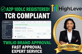 gohighlevel a2p 10dlc registration a2p registration twilio sms campaign for US