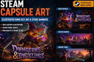 design steam capsule steam capsule artwork steam header banner steam cover art