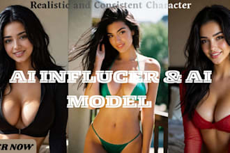 create viral ai influencer model, ai girl  ai model video for socia media