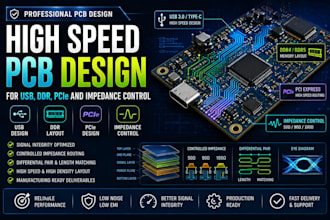 design high speed pcb for usb ddr pcle and impedance control