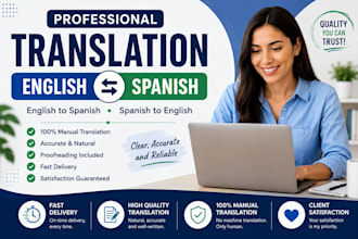 translate english to spanish and spanish to english