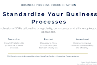create professional sops for your business