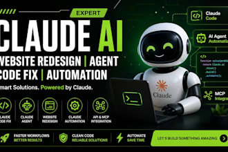 claude website redesign claude agent claude code fix claude automation claude ai