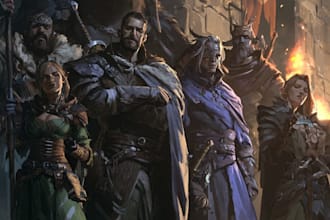 make a custom fantasy party portrait