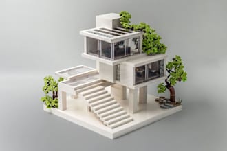 design custom lego mocs  in bricklink studio from photo, sketch or idea