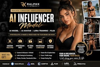 create ai influencer model for ai fanvue instagram