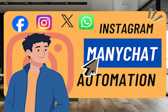 create instagram manychat automation chatbot for dm automation and auto reply