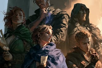 design custom dnd party artwork