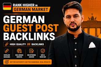build  german guest posts backlinks on DR 30 plus de blogs