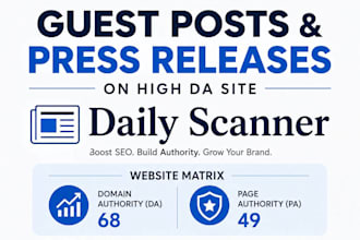 publish guest post article on daily scanner