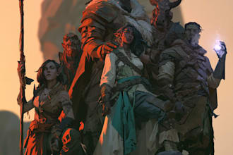 make a custom fantasy party portrait