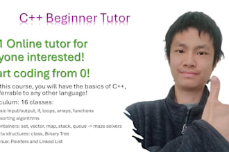 give tutor lessons for beginner c learners