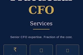 be your ca and virtual cfo for fpa budgeting forecasting