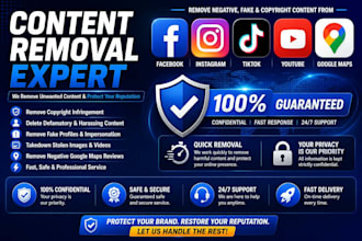 remove copyright infringing and google search results