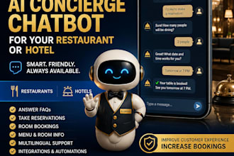 build a restaurant ai chatbot for reservations and customer support