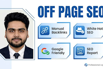 do manual off page SEO, high quality backlinks and white hat link building