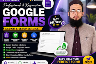 create a professional and responsive google form