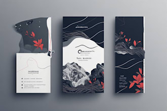 design customized professional business card and stationery
