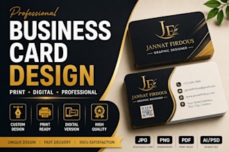 design a modern and professional business card in canva
