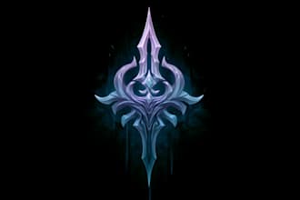design a unique and detailed fantasy logo
