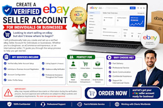 create a verified ebay seller account for any nationality