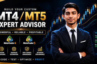 build your custom mt4 mt5 expert advisor