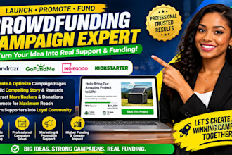 do crowdfunding website campaign on fundrazr, gofundme, indiegogo or kickstarter