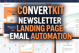 setup convertkit newsletter kit landing page convertkit email marketing expert