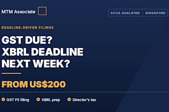 file your singapore gst return and prepare xbrl for acra