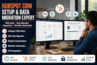 setup hubspot crm data migration integration