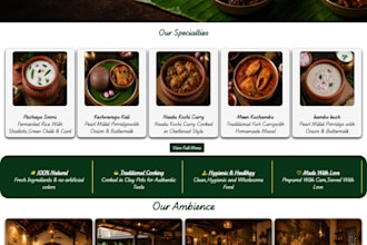 create a responsive HTML, CSS, bootstrap and basic java script websites
