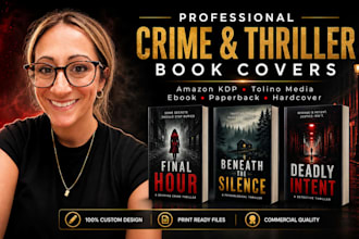 gestalte ein bestseller buchcover fur krimi  thriller und mystery bücher fur k