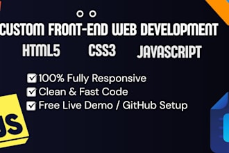 fix HTML CSS javascript bugs or responsive layout issues