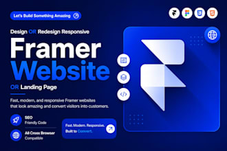 do framer website, framer landing page, figma to framer, framer developer