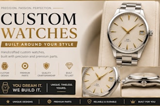 design and build a custom handmade watch