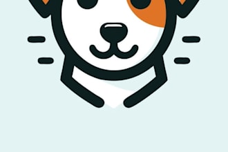 design amazing mascot cartoon logo for your dog
