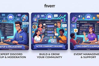 be an active discord chatter and community manager